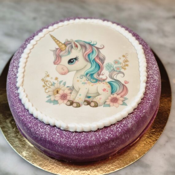 Bildtårta som Prinsess