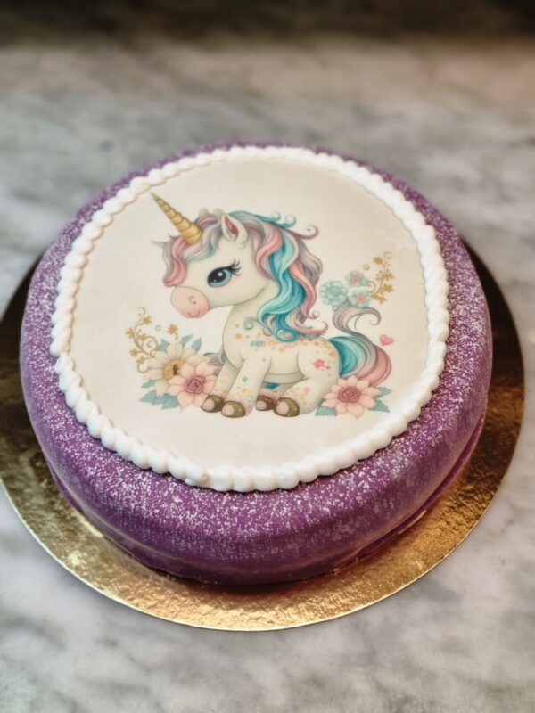 Bildtårta som Prinsess