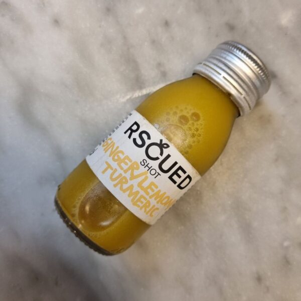 Rscued Ingerfärsshot med citron och gurkmeja, 6cl
