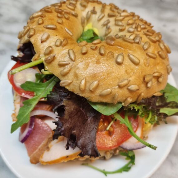 Kycklingbagel