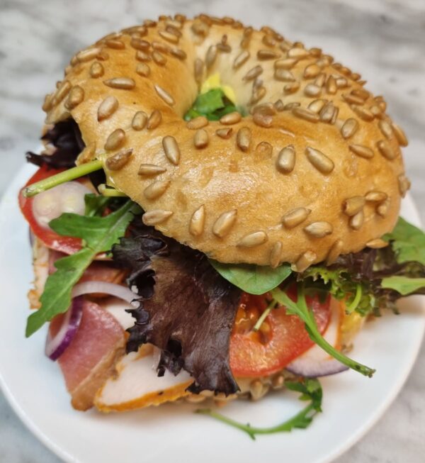 Kycklingbagel